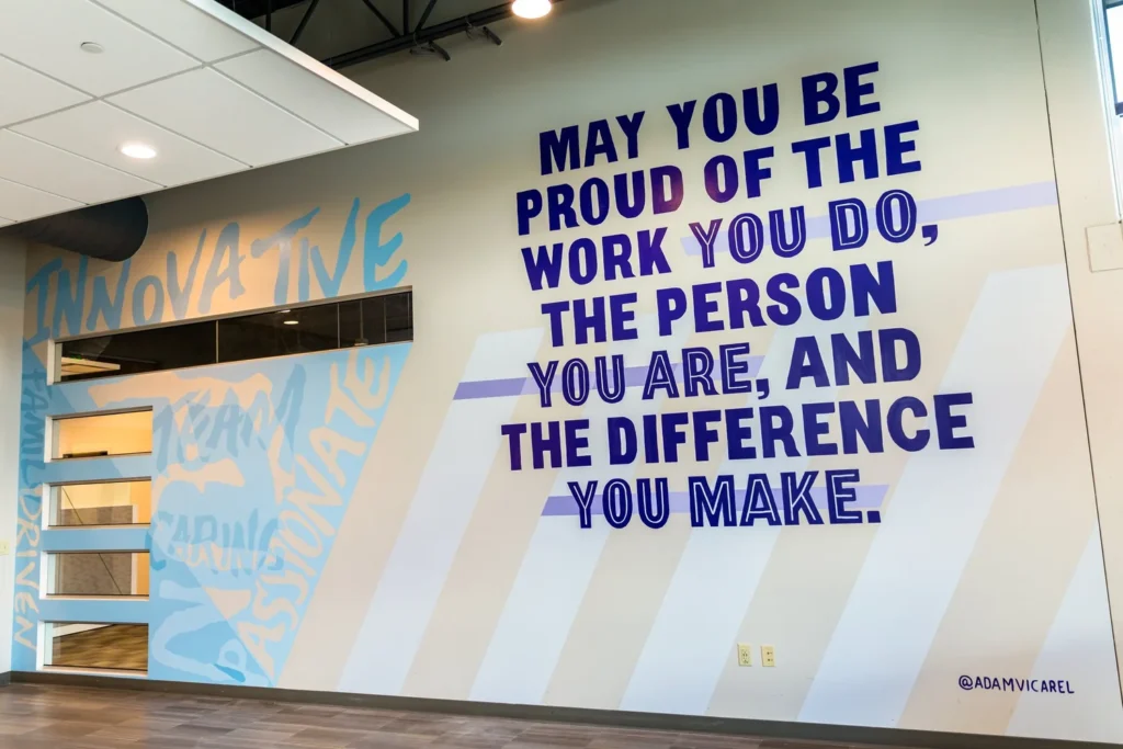 Prosci — fresque de citation — Adam Vicarel