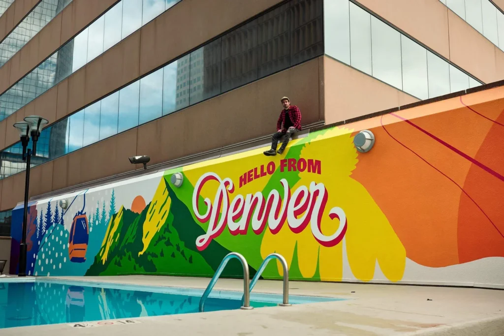 Fresque du Sheraton Denver Downtown — Adam Vicarel