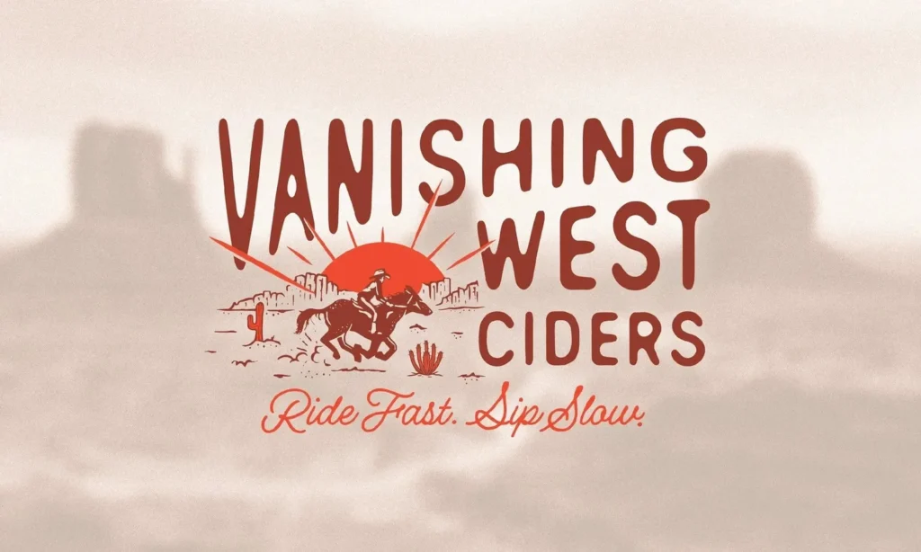 Vanishing West Ciders — logo — Adam Vicarel
