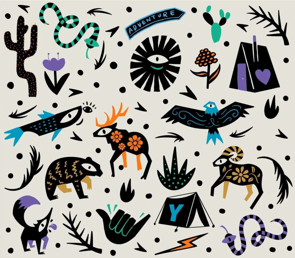 Yeti — motif illustré — Adam Vicarel