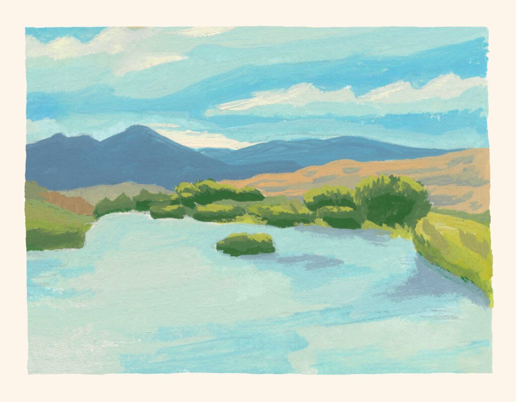 « Missisquoi River » – T.S. Lang — Always With Honor