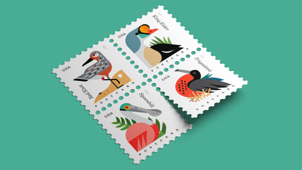 Timbres « Coastal Birds » (USPS) — Always With Honor