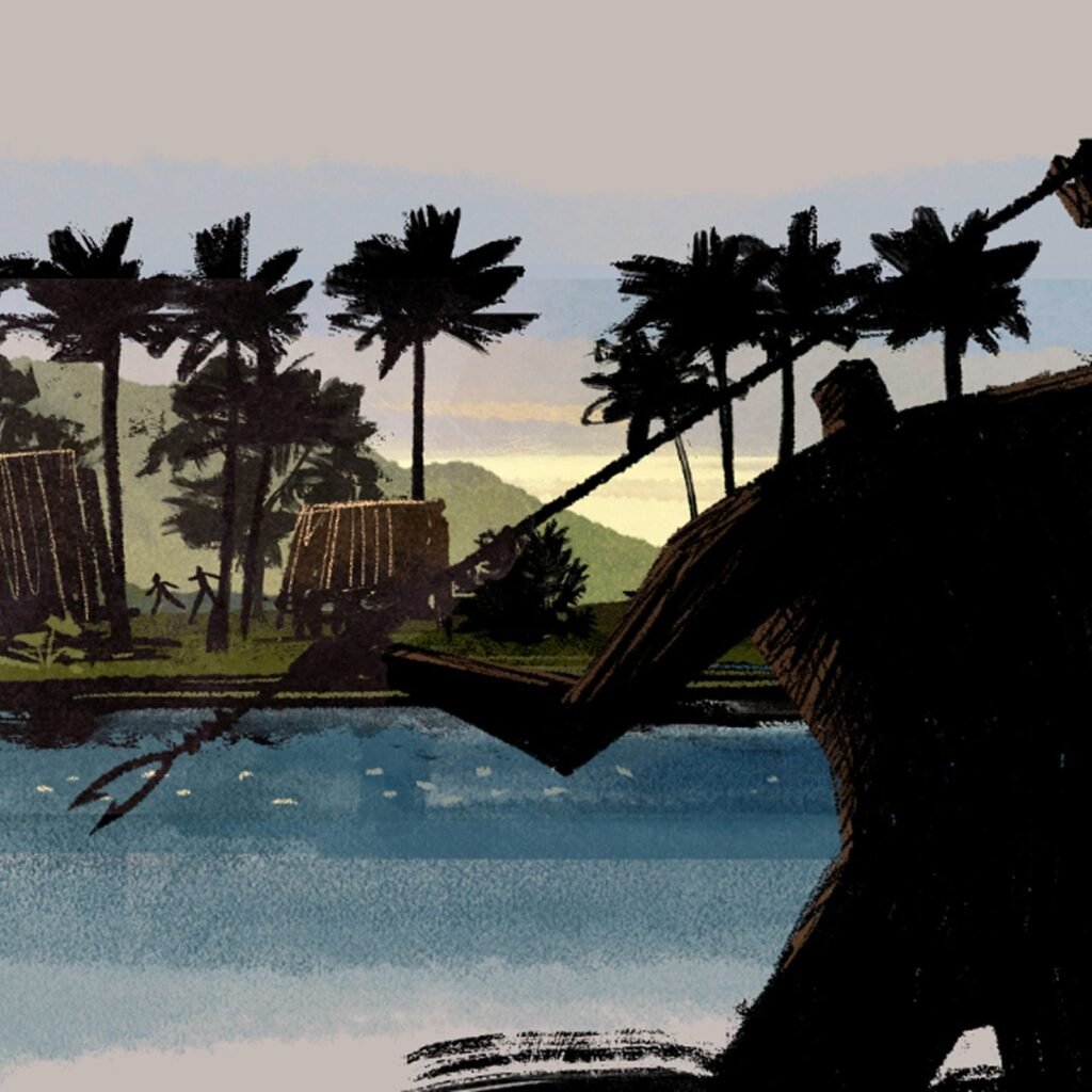 Moku'ula – l'île et ses huttes — BluBlu Studios