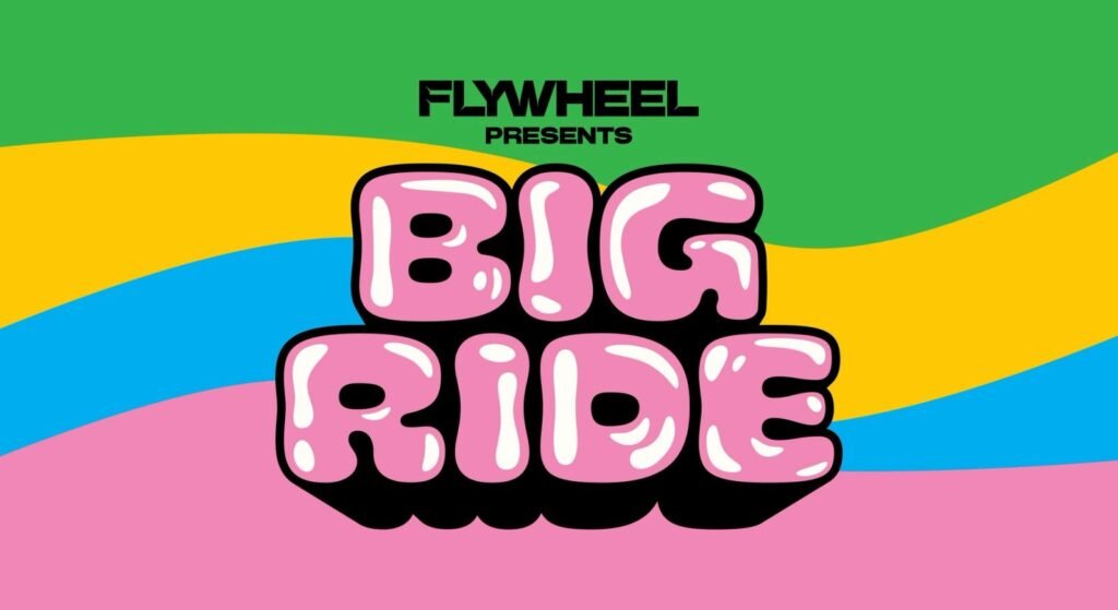 Big Ride : lettrage « bulle » du festival — Brethren Design Co