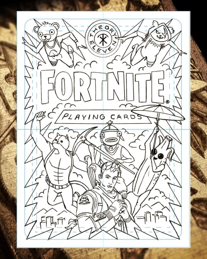 Fortnite : croquis de l'étui — Brethren Design Co