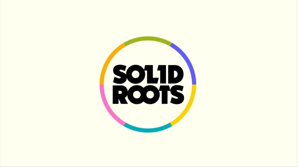 SolidRoots : logo cerclé multicolore — Brethren Design Co