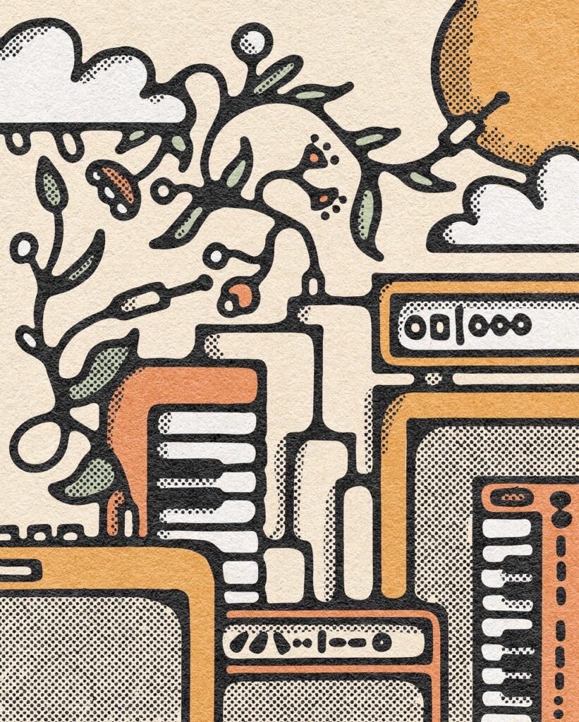 « Amps and keys and nature » — Boring Friends