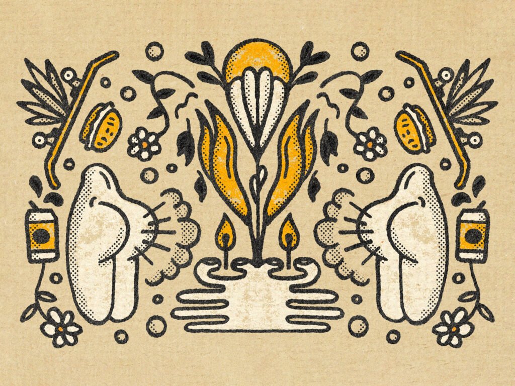 Grandma Skateboards (Dribbble) — Boring Friends