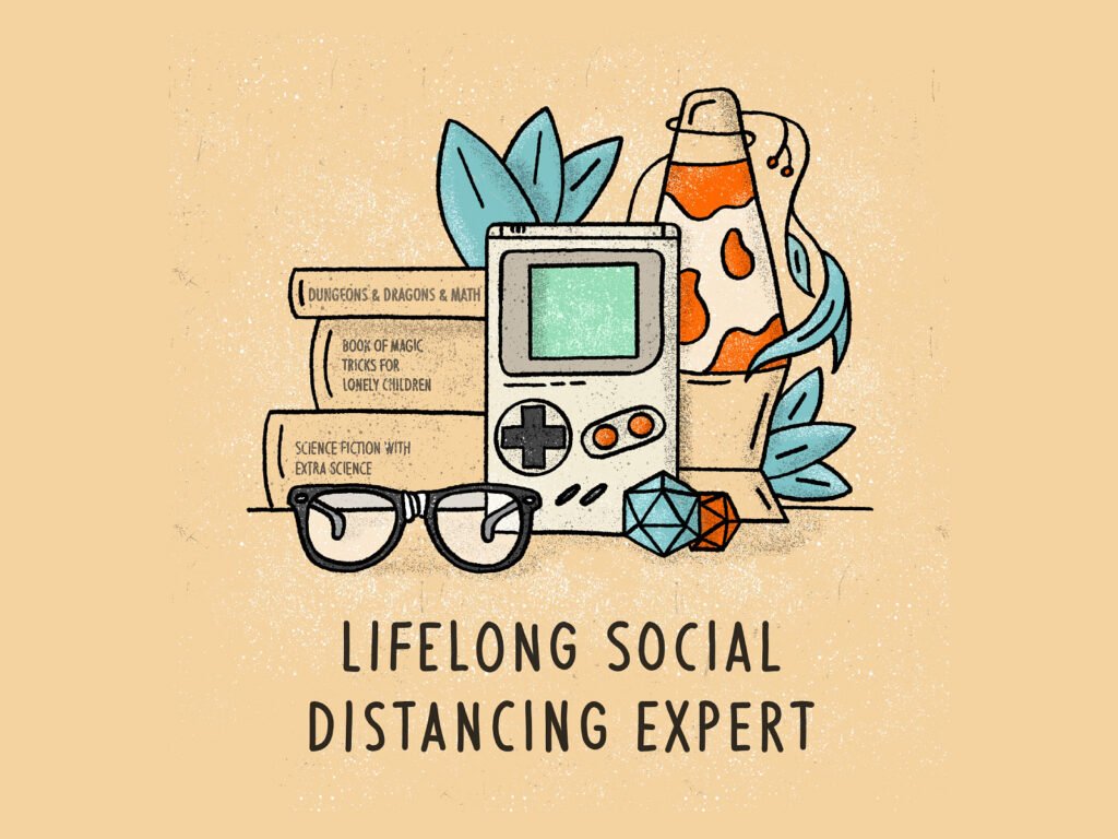« Lifelong Social Distancing Expert » — Boring Friends