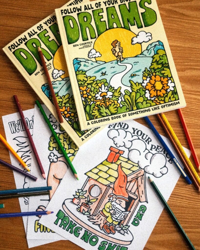 Livre de coloriage — pages intérieures — Boring Friends