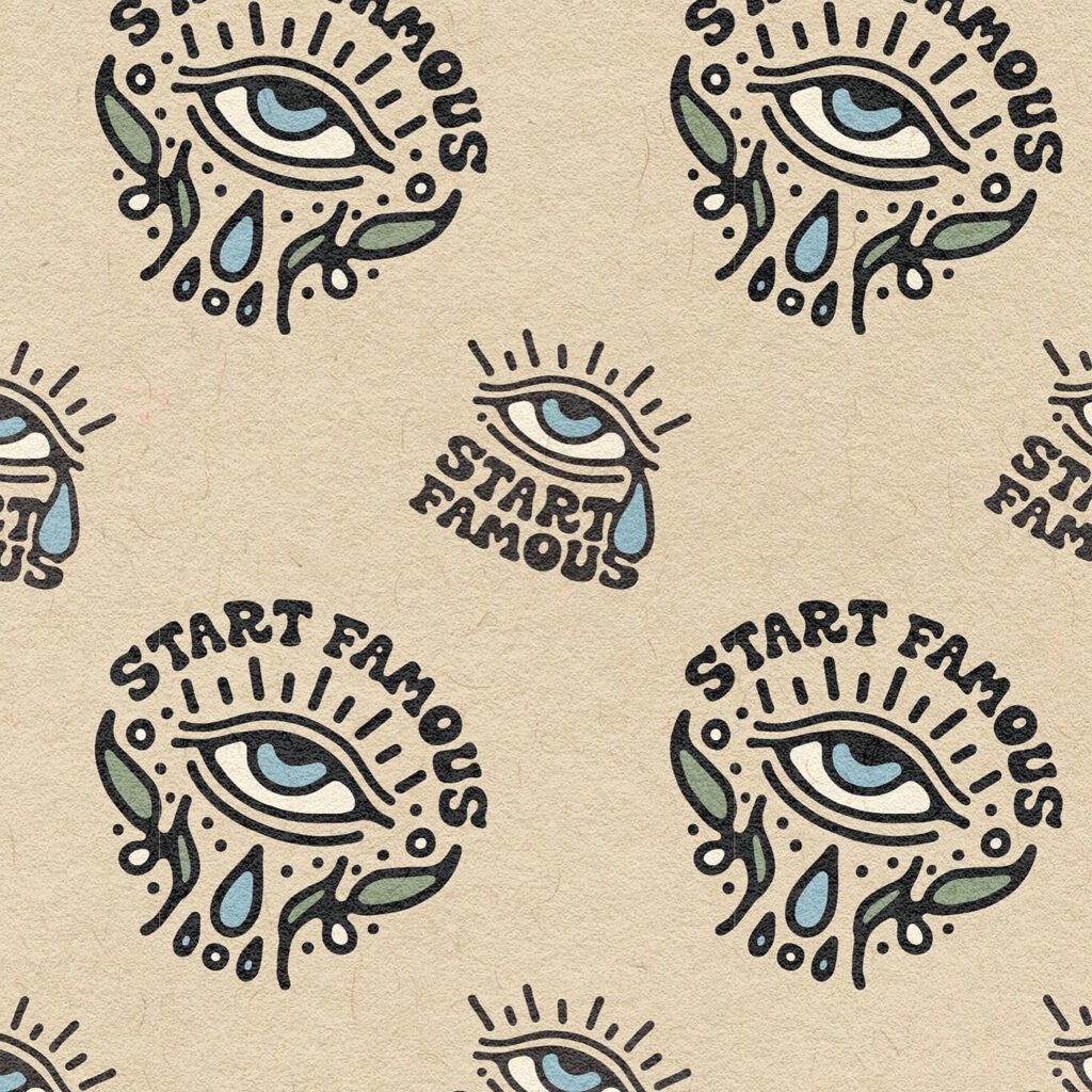 Start Famous — t-shirt imprimé — Boring Friends
