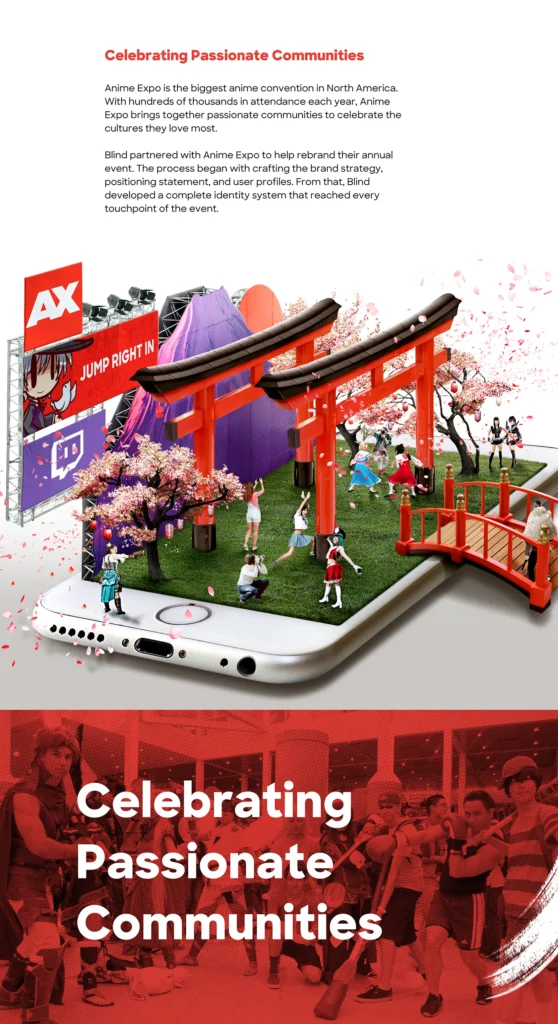 Anime Expo 2017 – identité, planche 2 — Blind