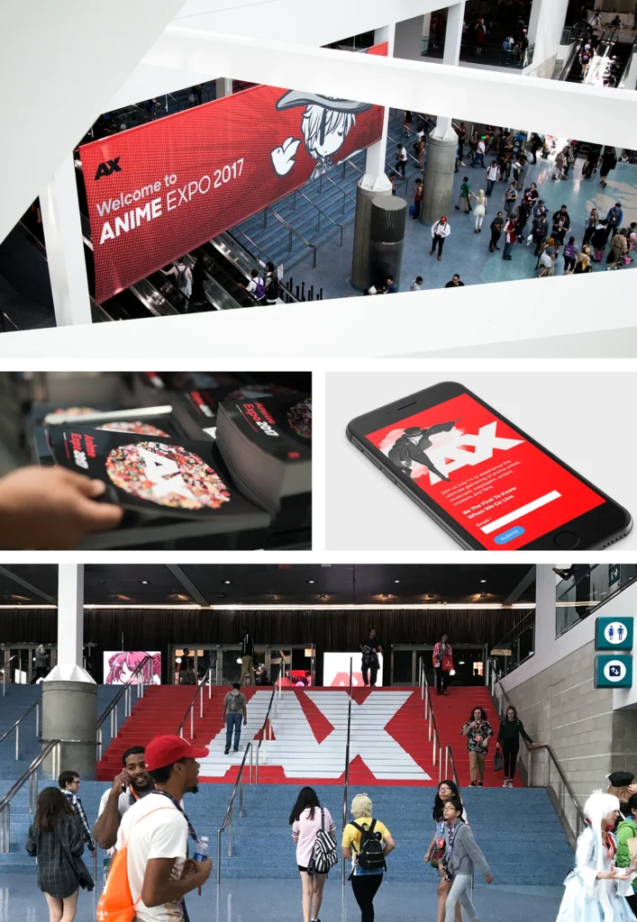 Anime Expo 2017 – identité, planche 4 — Blind