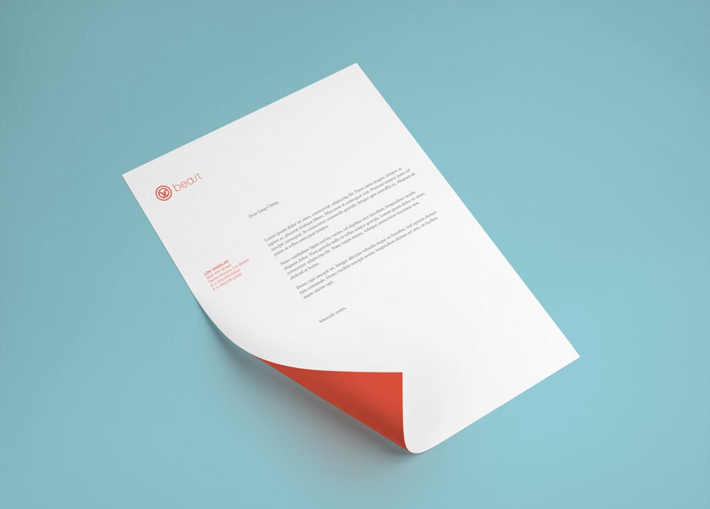 Beast Editorial – signalétique — Blind