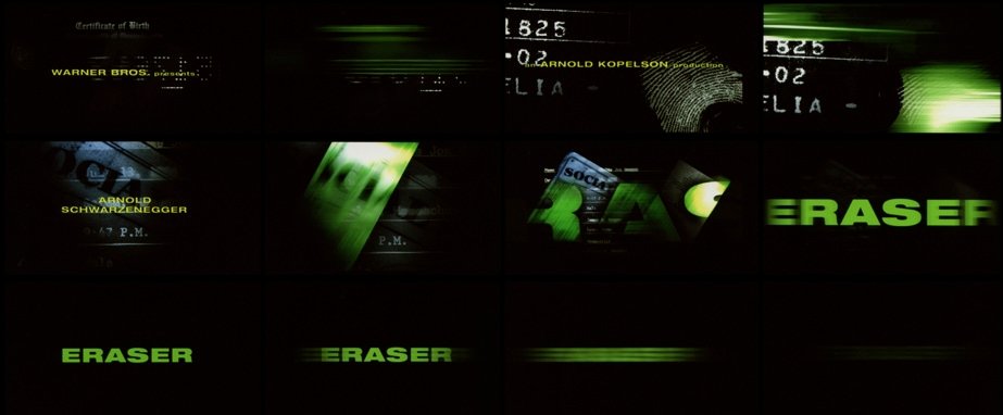 Générique d'« Eraser » (1996) — Blind
