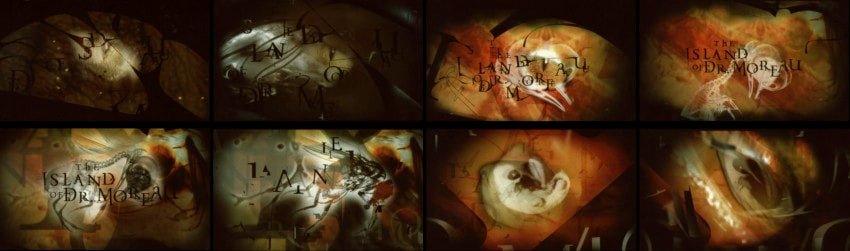 Planches pour « L'Île du docteur Moreau » (1996) — Blind