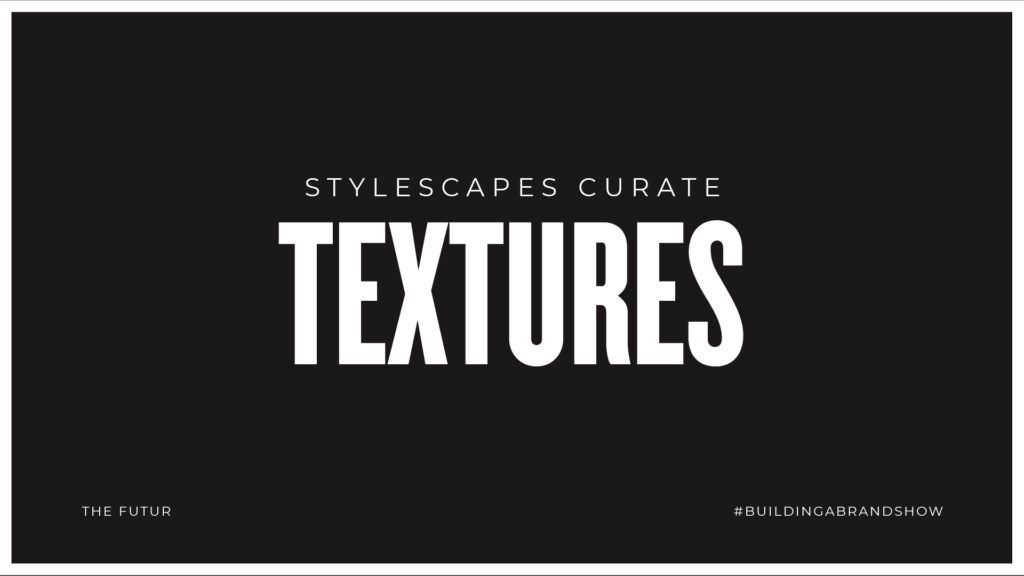 Carte « Les stylescapes rassemblent des TEXTURES » — Ben Burns