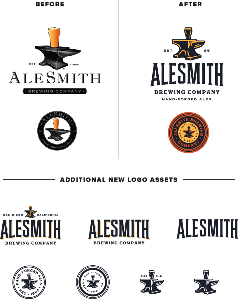 Avant / après – AleSmith Brewing — Blindtiger Design