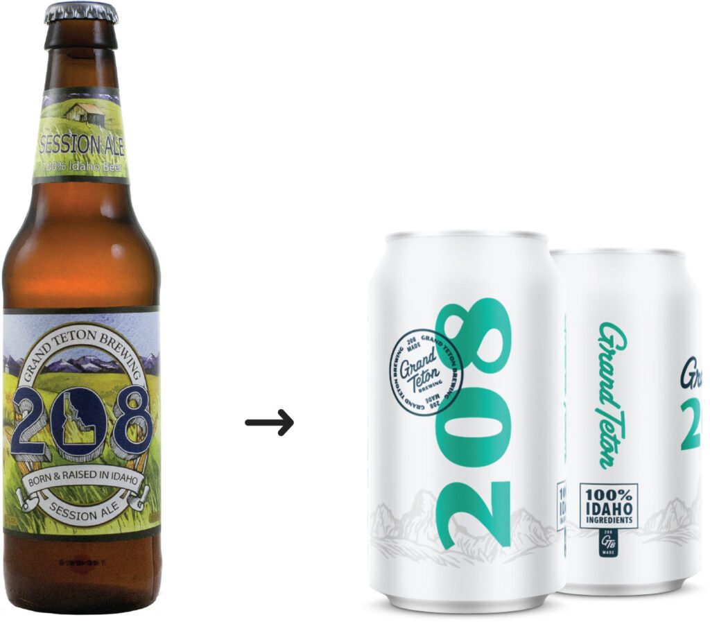 Avant / après – Grand Teton 208 Session Lager — Blindtiger Design