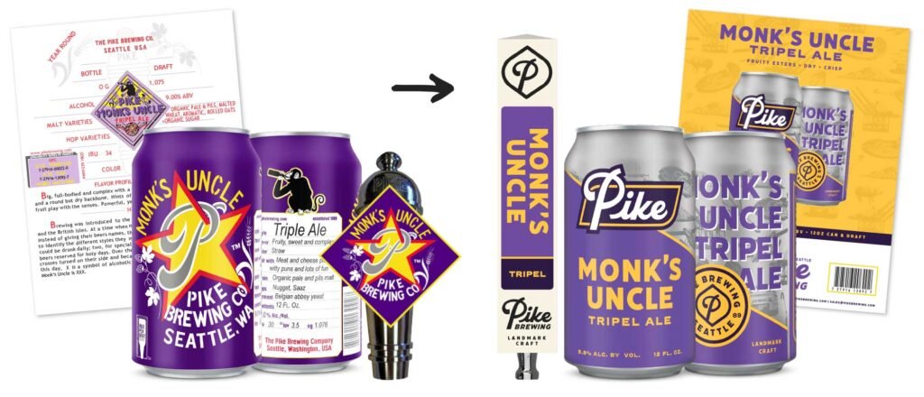 Avant / après – les moines de Pike — Blindtiger Design
