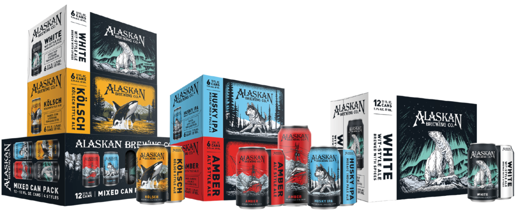 Gamme de canettes Alaskan Brewing — Blindtiger Design
