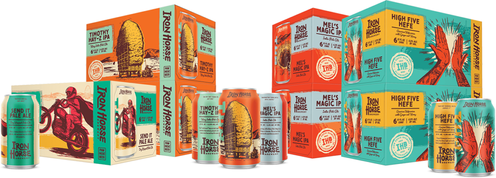 Gamme Iron Horse Brewery — Blindtiger Design