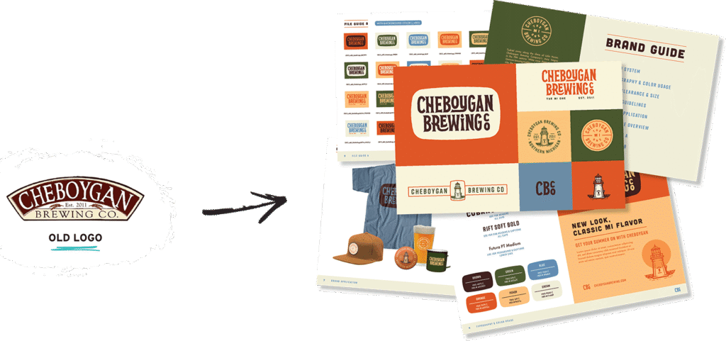 Identité Cheboygan Brewing — Blindtiger Design