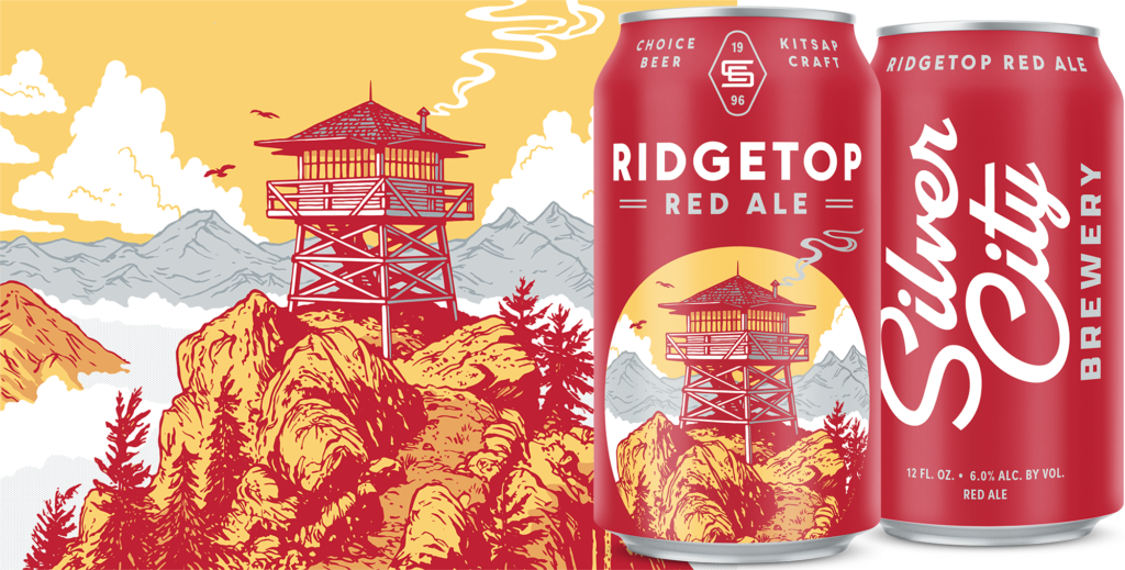 Illustration Ridgetop Red – Silver City — Blindtiger Design