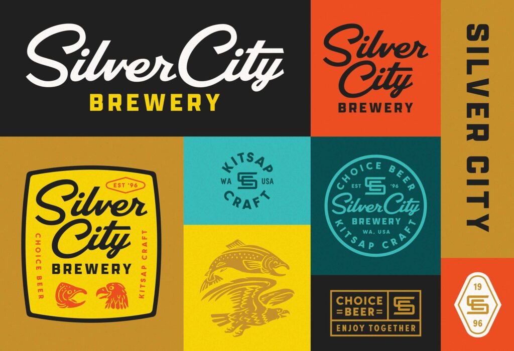 Logos Silver City Brewery — Blindtiger Design