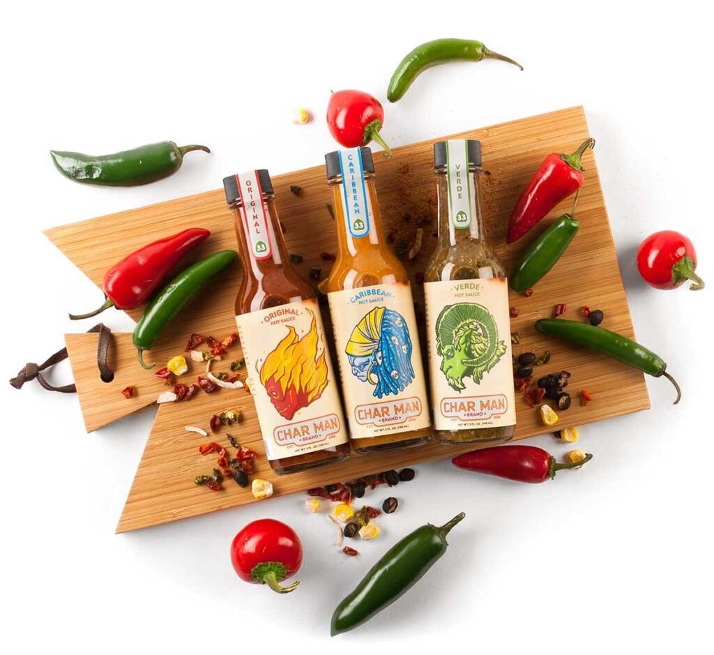 Sauces piquantes Char Man — Blindtiger Design