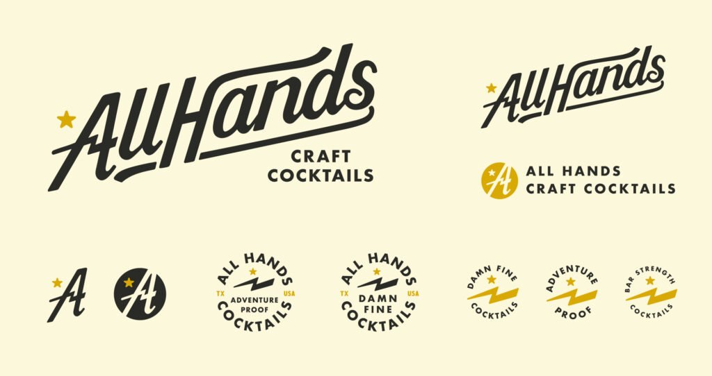 Système de logos All Hands — Blindtiger Design
