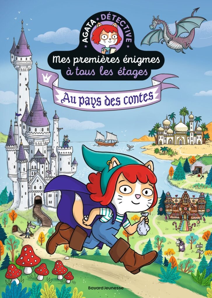 Agata Crispy détective – Au pays des contes (cover) — Camille Roy