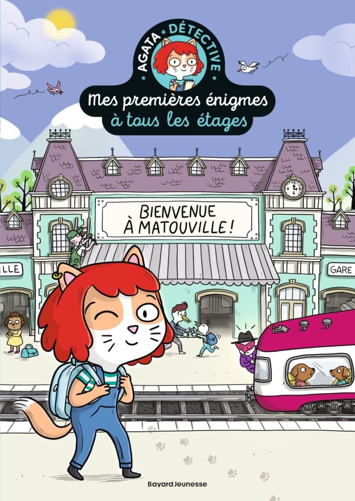 Agata Crispy détective – Bienvenue à Matouville ! (cover) — Camille Roy