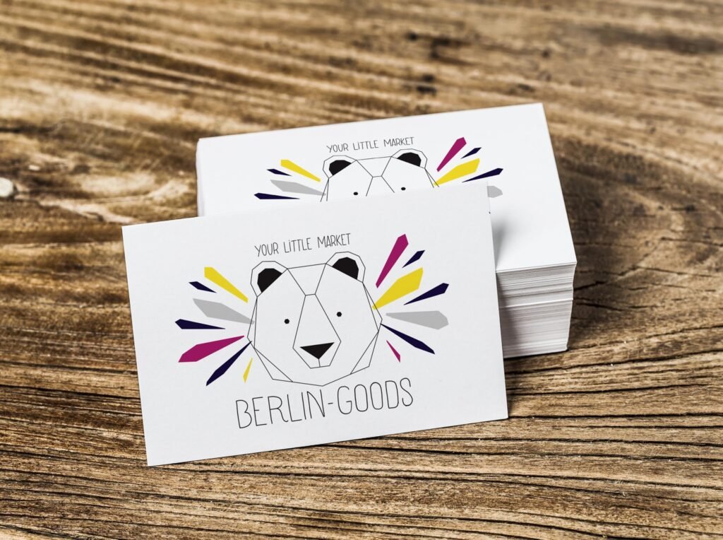 Berlin Goods – logo and cards — Camille Roy