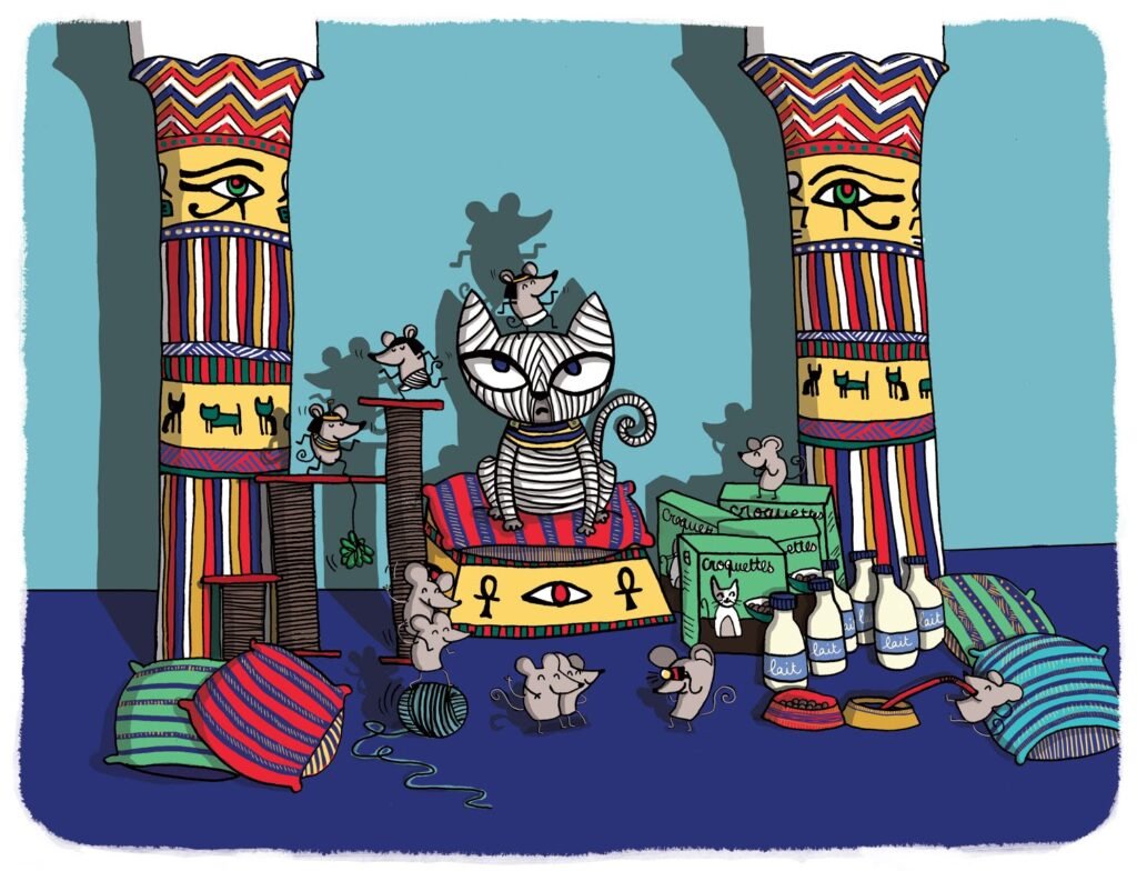 Le chat égyptien — Camille Roy