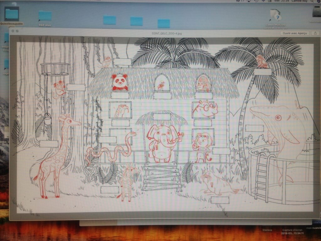 Qui est le coupable au zoo ? – work in progress — Camille Roy