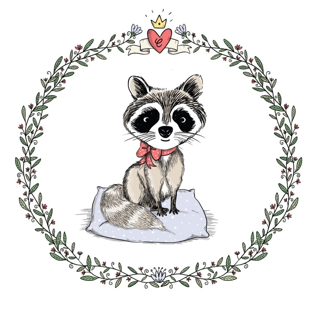 Raton laveur birth announcement — Camille Roy