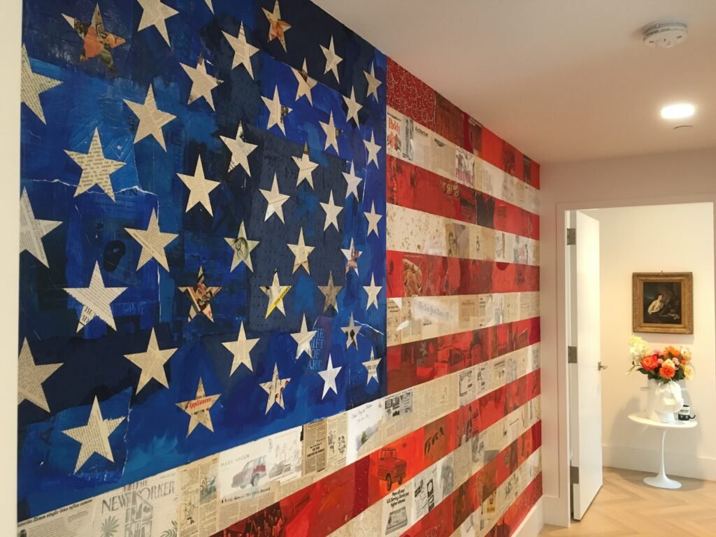 « American Flag Mural » — Cey Adams