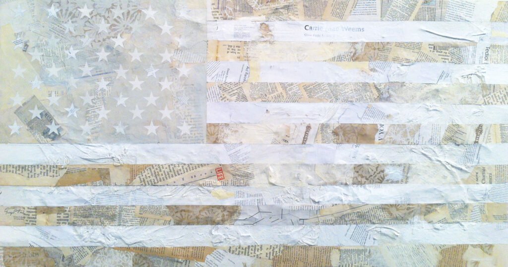 « American Flag (White) » — Cey Adams