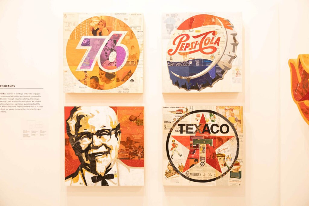 Quatre Trusted Brands : 76, Pepsi-Cola, KFC, Texaco — Cey Adams