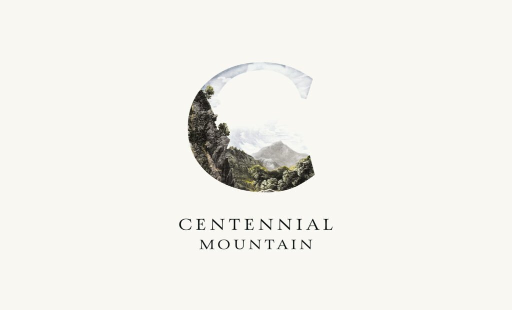 Centennial Mountain – création du logo — CF Napa Brand Design