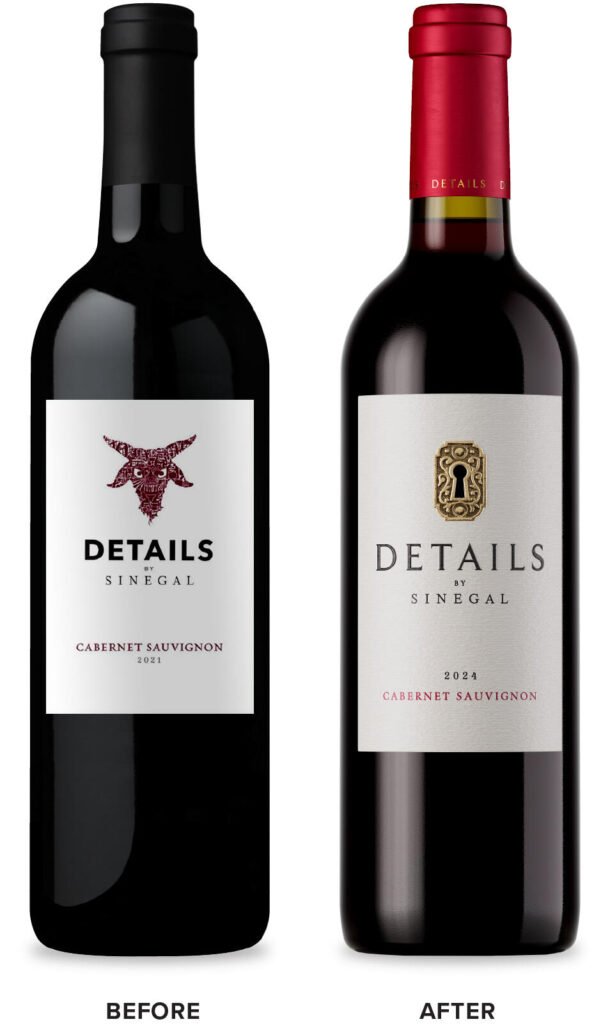 Details – avant / après — CF Napa Brand Design