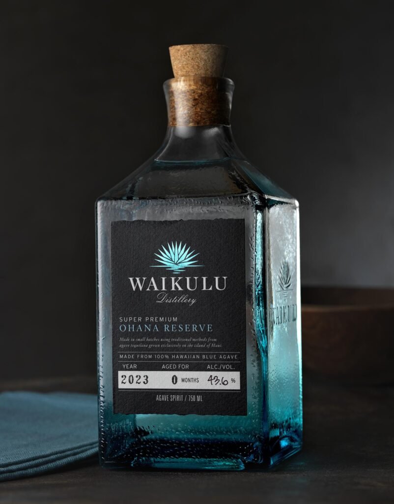 Waikulu Distillery Ohana Reserve (Maui) — CF Napa Brand Design