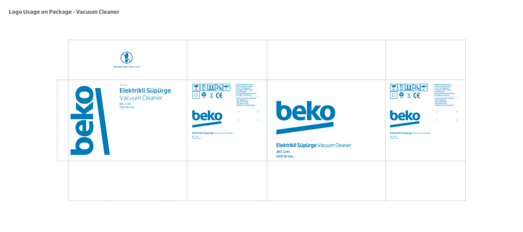 Beko — planche de charte graphique — Chermayeff & Geismar & Haviv