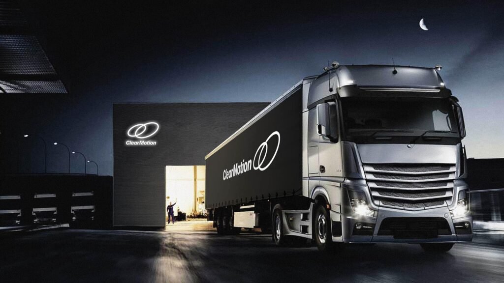 ClearMotion — symbole sur camion — Chermayeff & Geismar & Haviv