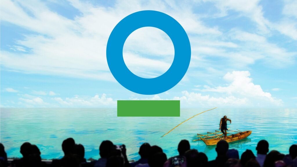 Conservation International — cercle bleu souligné de vert — Chermayeff & Geismar & Haviv