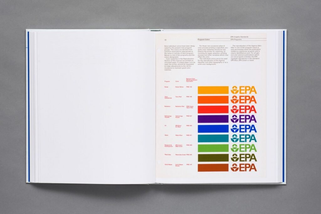 EPA — pages couleurs du manuel — Chermayeff & Geismar & Haviv