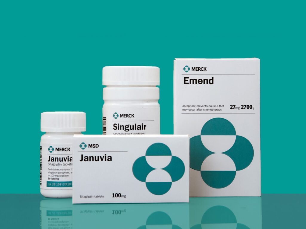 Merck/MSD — emballages — Chermayeff & Geismar & Haviv