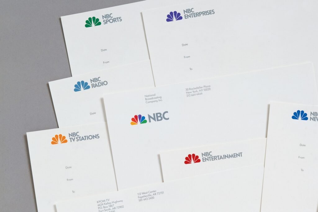NBC — papeterie — Chermayeff & Geismar & Haviv
