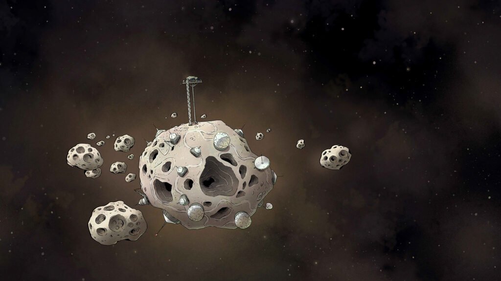 Among Us (série animée) – astéroïde dans l'espace — Charles Hilton
